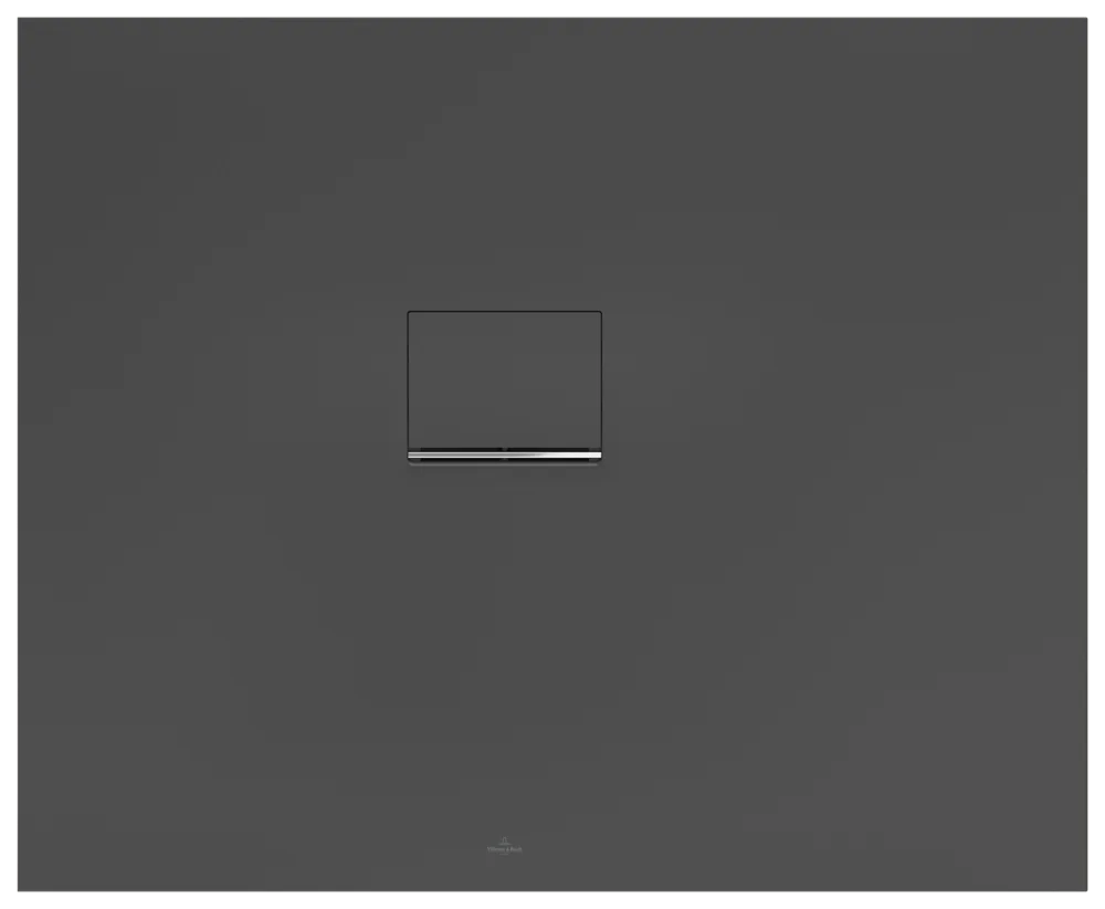 Villeroy & Boch Squaro Infinity Duschwanne 1100x900x40mm Eckmontage links Anthracite