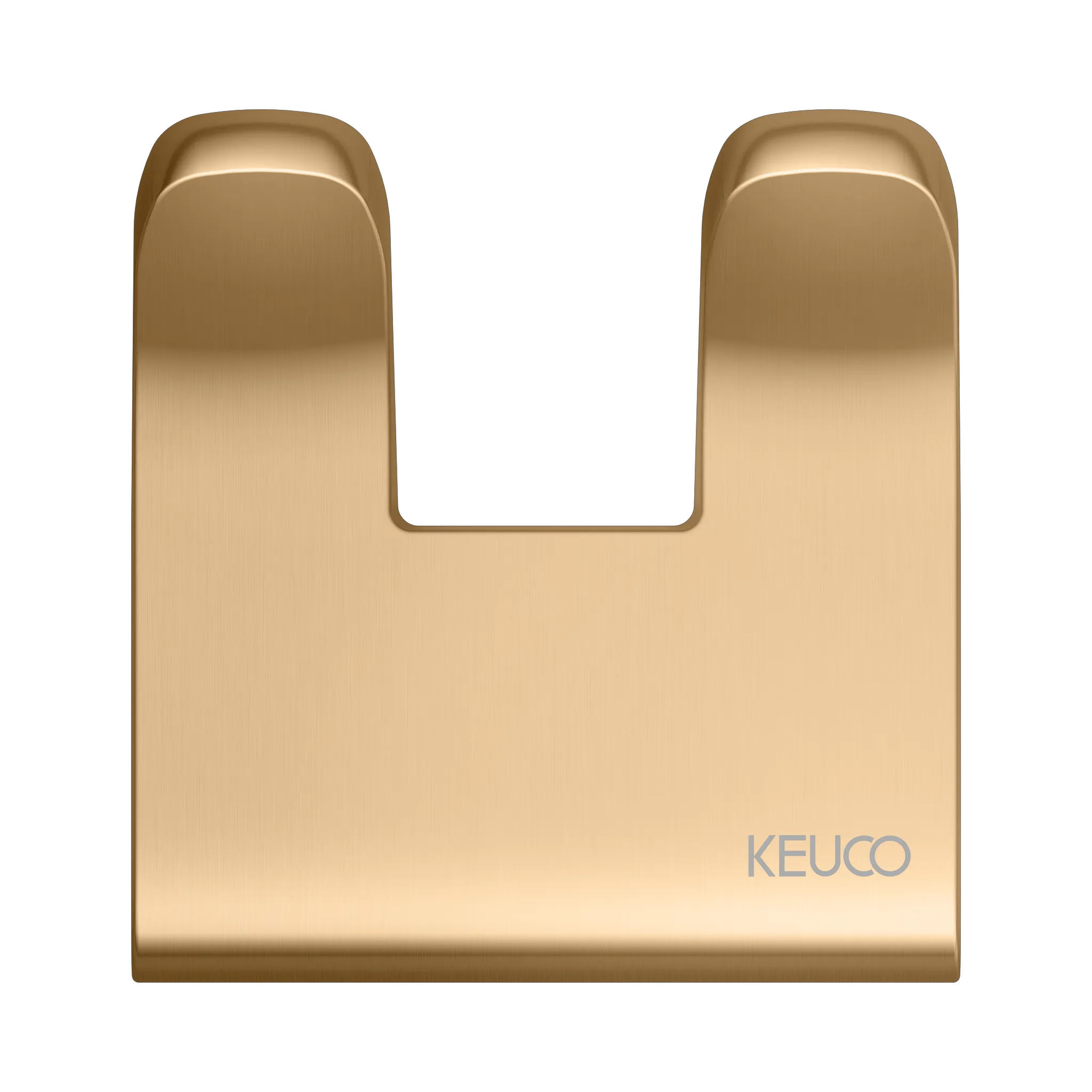 Collection Moll Handtuchhaken doppelt Messing gebürstet Collection Moll Handtuchhaken doppelt Messing gebürstet