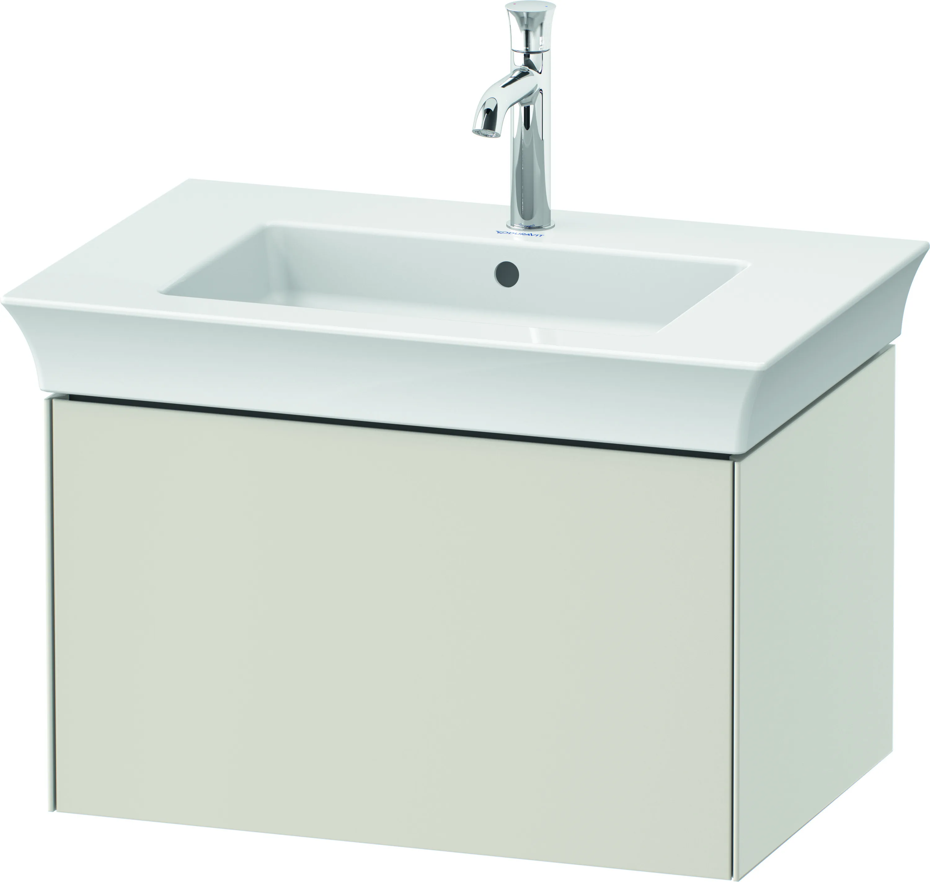 Duravit Waschtischunterschrank „White Tulip“, mit Beleuchtung