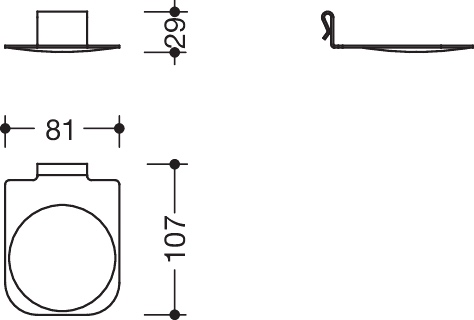 HEWI Tropfschale „System 900“