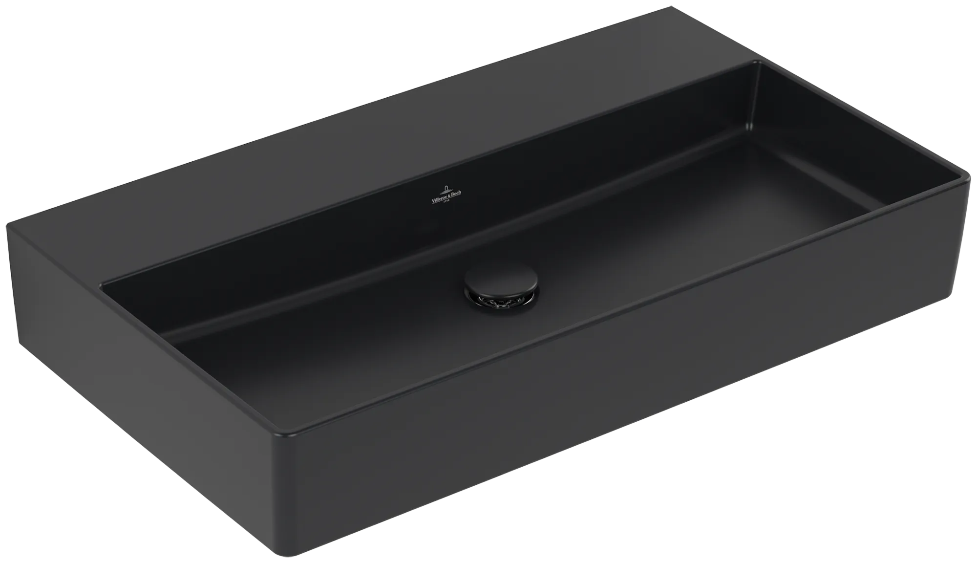 Villeroy & Boch Memento 2.0 Waschbecken TitanCeram Pure Black CeramicPlus 800x470mm