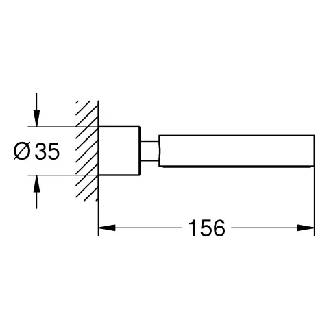 Halter Atrio 40885, für Seifenschale oder Fön-Einsatz Halter Atrio 40885, für Seifenschale oder Fön-Einsatz