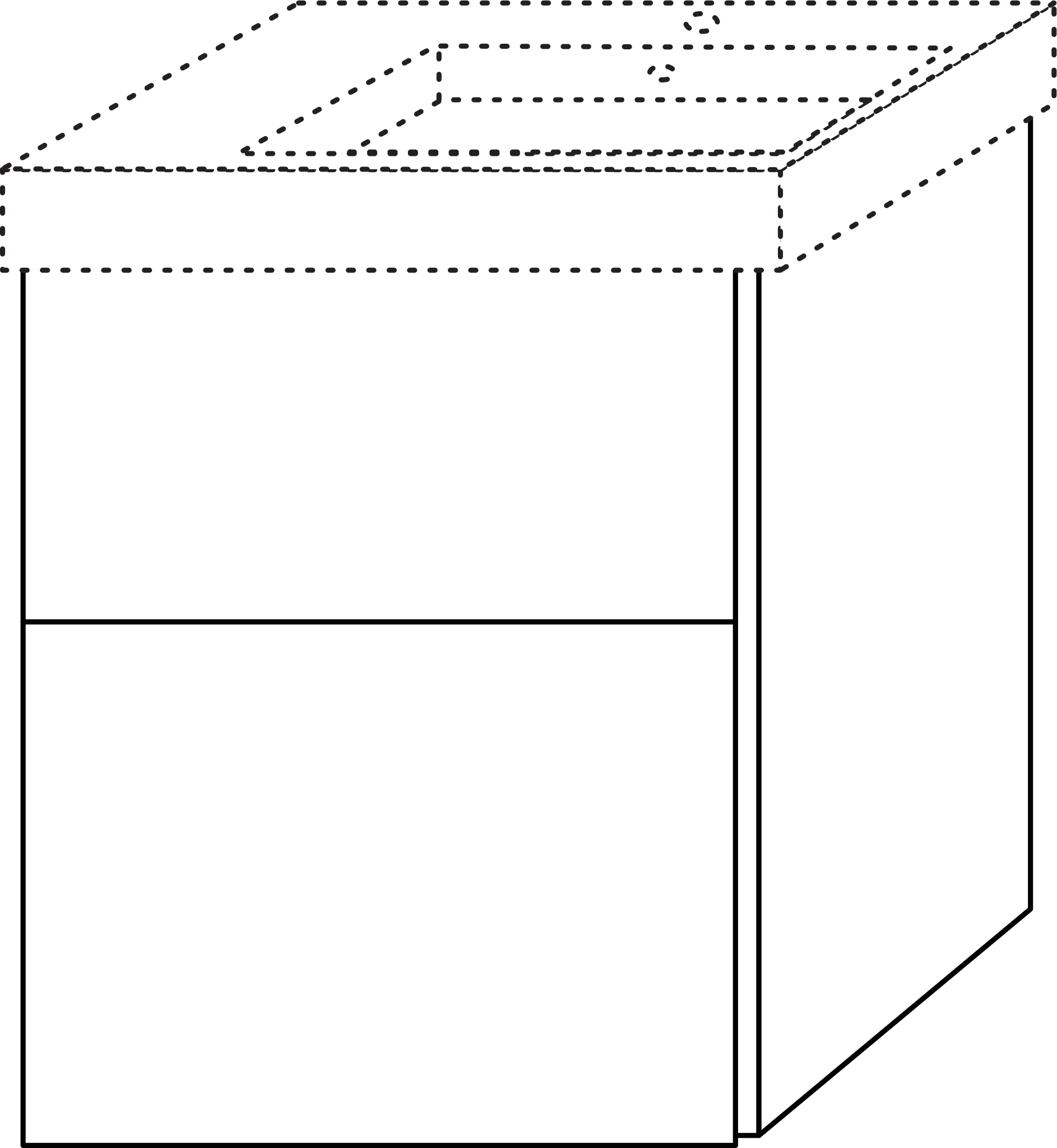 Sanipa Waschtischunterschrank „3way“ 550 × 588 × 457 mm in Eiche Arizona, Becken rechts