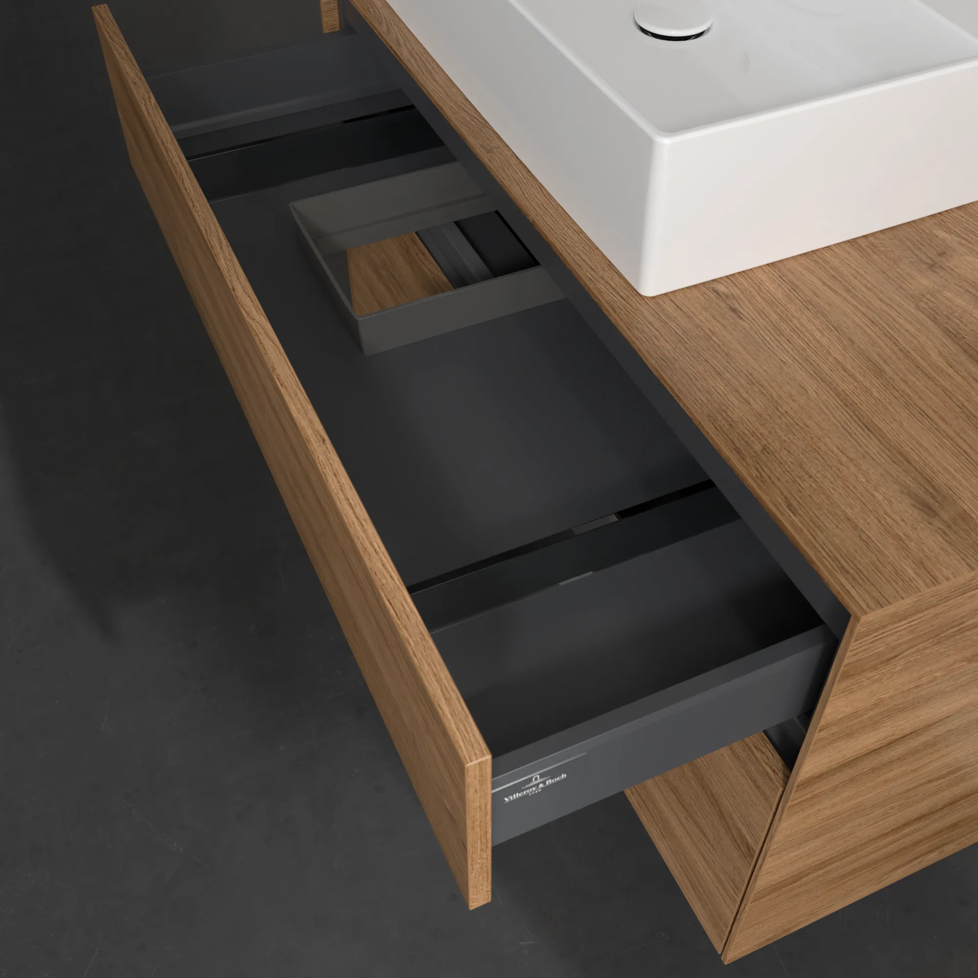 Villeroy & Boch Collaro Waschbeckenunterschrank C126B0, 1000x548x500mm, Kansas Oak Villeroy & Boch Collaro Waschbeckenunterschrank C126B0, 1000x548x500mm, Kansas Oak