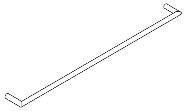 HEWI Handtuchhalter pulverbeschichtet „System 162“ 81,8 cm