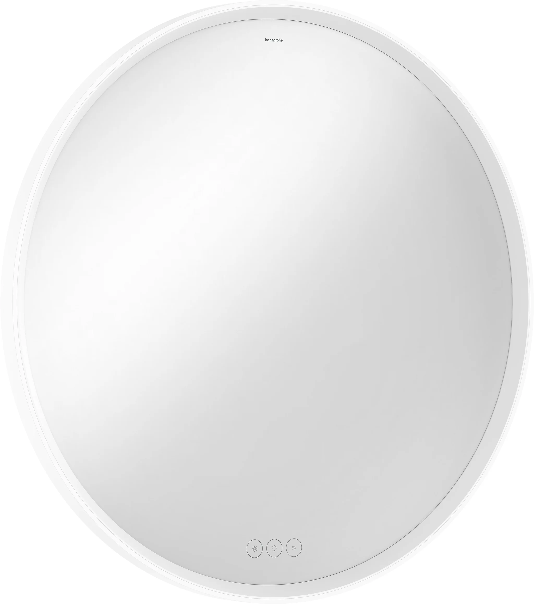 Hansgrohe Xarita S Spiegel 900/50 mit LED-Beleuchtung, kapazitivem Berührungssensor und AntiFog-Funktion in Mattweiß