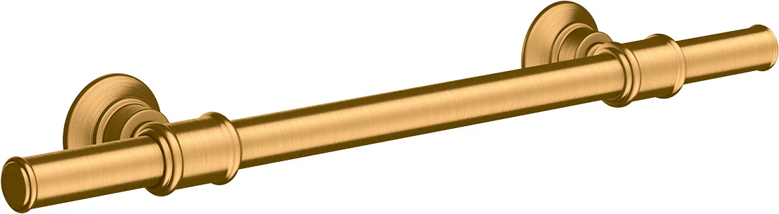 Hansgrohe AXOR Montreux Haltegriff Brushed Gold Optic, 463 mm Länge, Wandmontage mit verdeckter Befestigung
