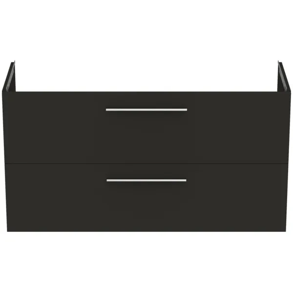 Ideal Standard i.life A Möbelwaschtischunterschrank, Carbongrau matt, 1200x440x630 mm, 2 Auszüge mit Softclose-Mechanismus Ideal Standard i.life A Möbelwaschtischunterschrank, Carbongrau matt, 1200x440x630 mm, 2 Auszüge mit Softclose-Mechanismus