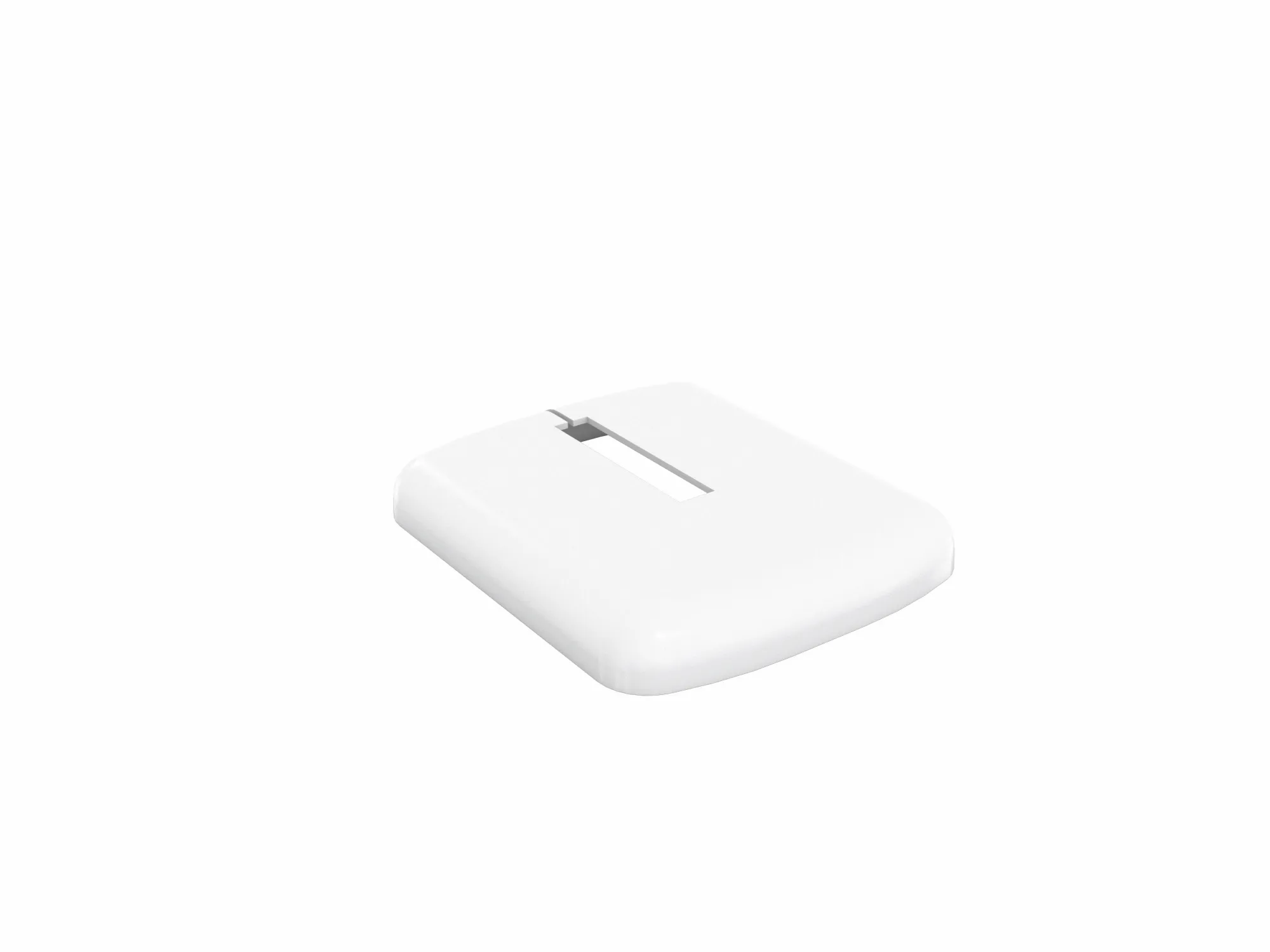 HDS Abdeckung „Charleston“ 41 × 90 mm in Verkehrsweiß (RAL 9016, glänzend) HDS Abdeckung „Charleston“ 41 × 90 mm in Verkehrsweiß (RAL 9016, glänzend)