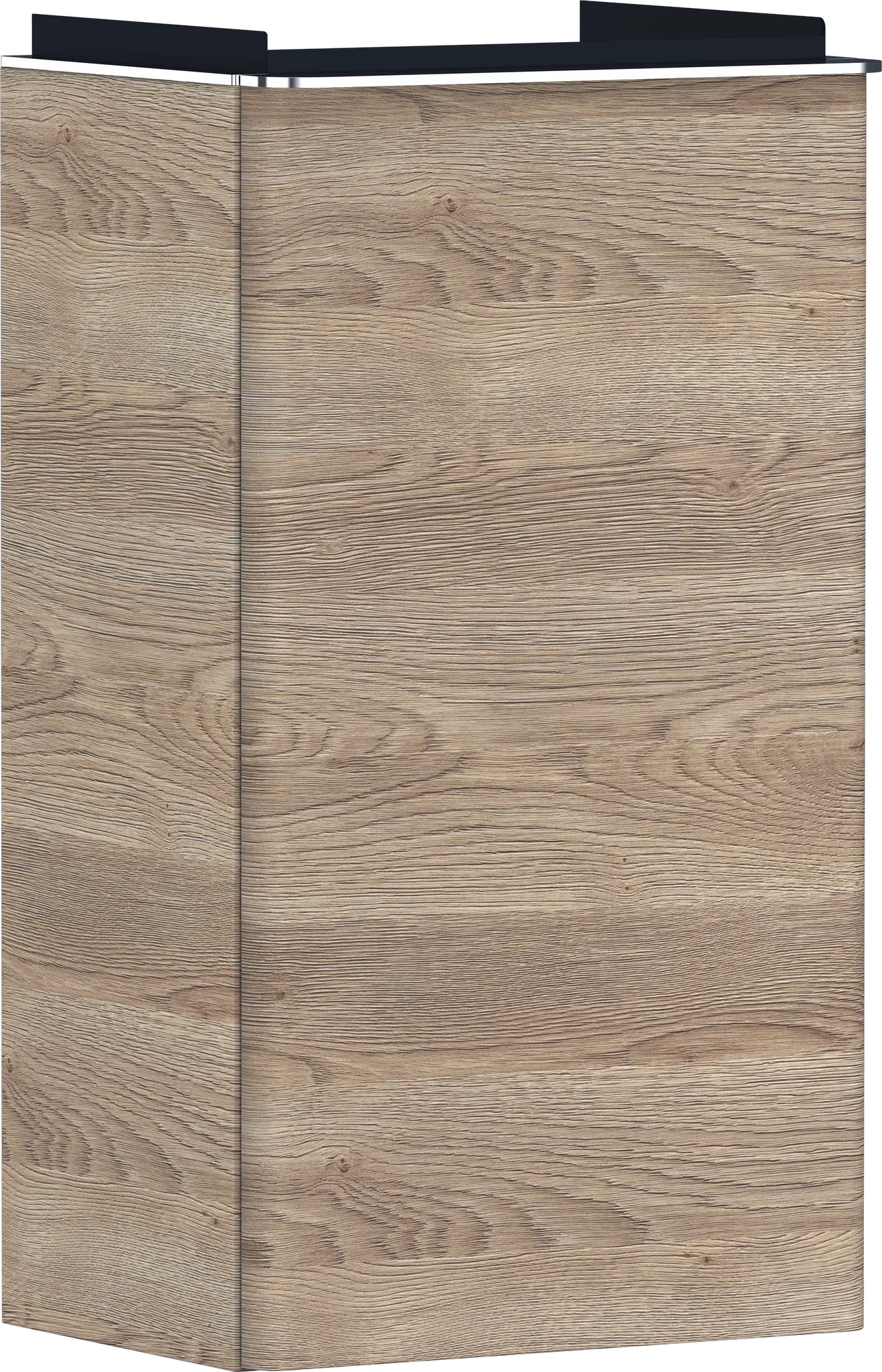 Hansgrohe Xelu Q Waschtischunterschrank Eiche Natur 340⁄245, Türanschlag rechts, Chrom