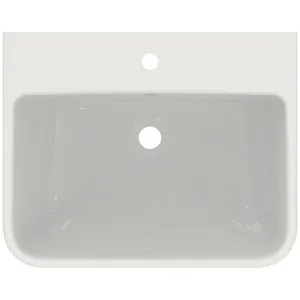 Waschbecken „i.lifeB“ 60 × 48 × 18 cm, Hahnlochposition mittig
