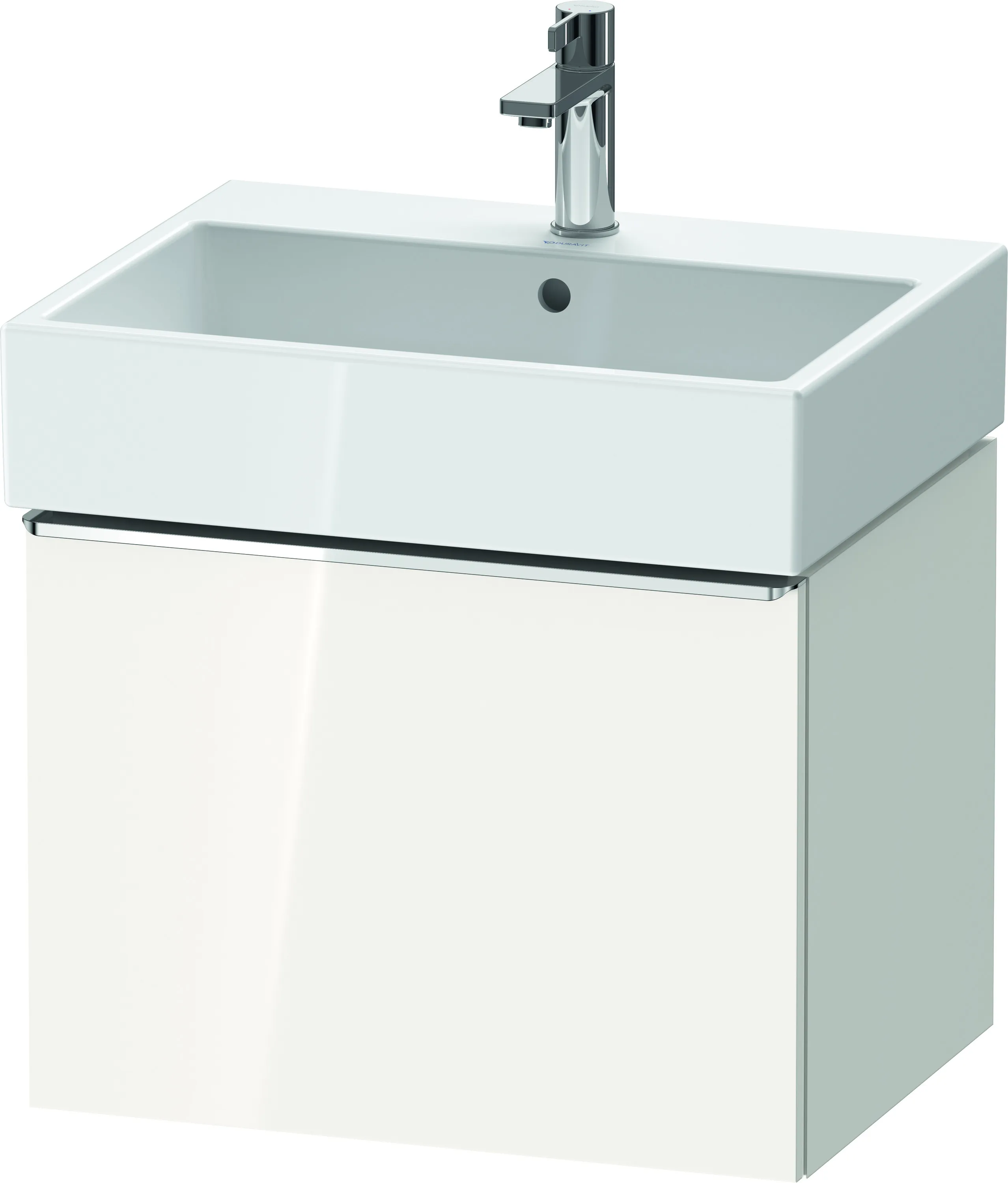 Duravit Waschtischunterschrank wandhängend „D-Neo“ 58,4 × 44 × 44,2 cm Weiß Hochglanz