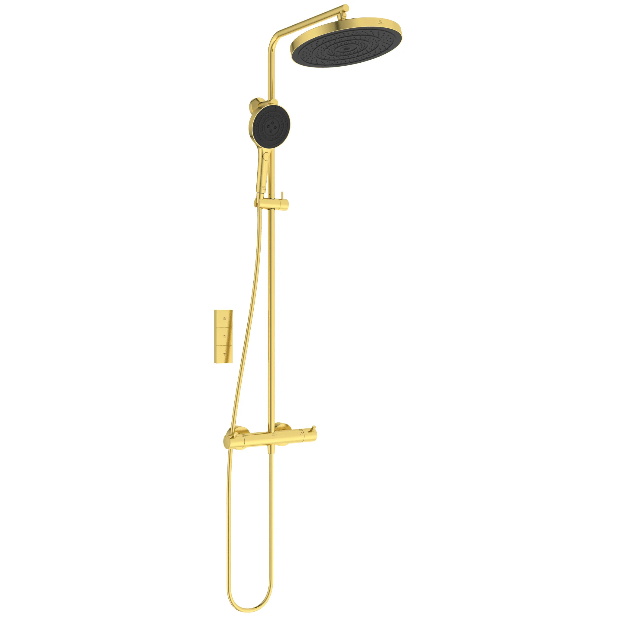 Ideal Standard Ceratherm T125+ Duschsystem mit Brausethermostat Brushed Gold