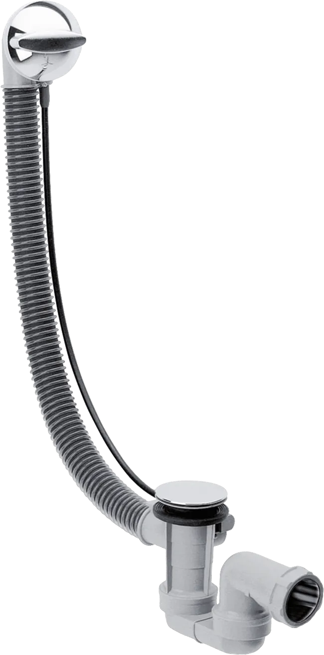 Ab-u.Überlaufgarnitur Flexaplus Komplettset chrom flex.Überlaufschlauch Ab-u.Überlaufgarnitur Flexaplus Komplettset chrom flex.Überlaufschlauch