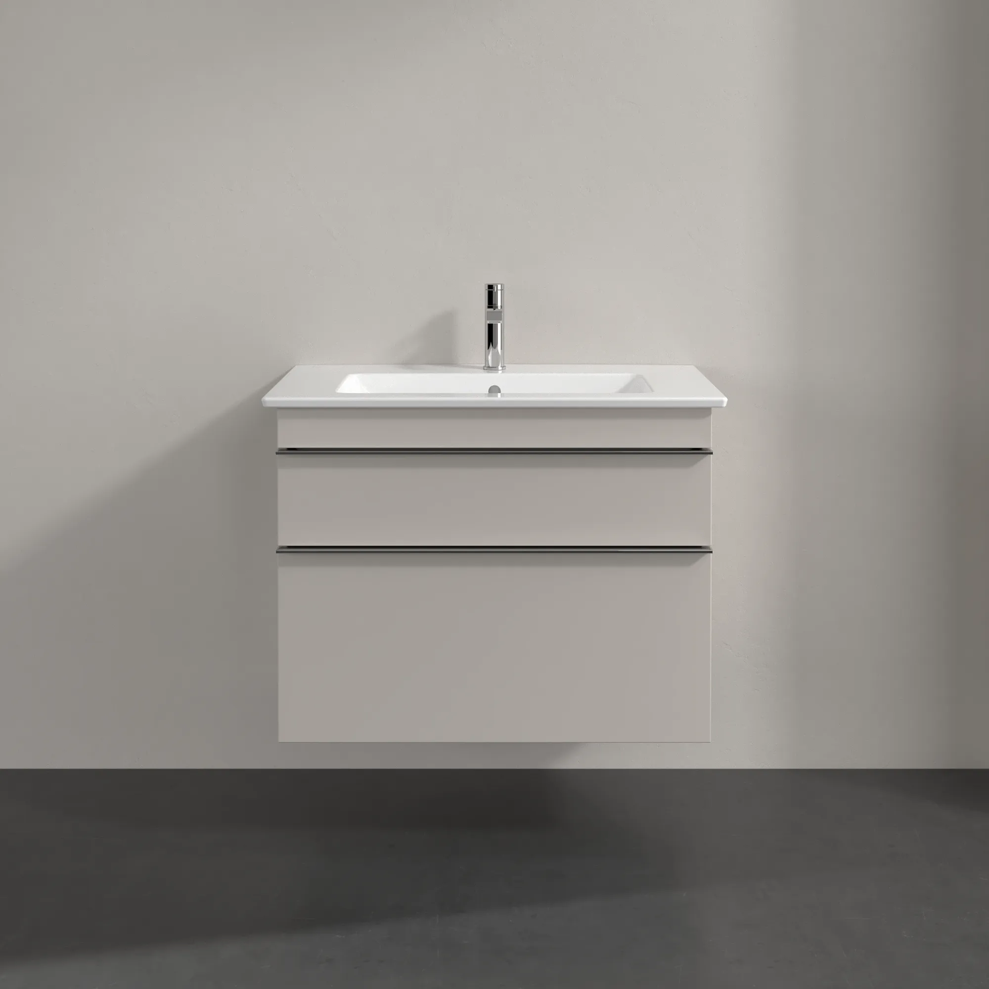 Villeroy & Boch Waschtischunterschrank „Venticello“ für Schrankwaschtisch 753 × 590 × 502 mm Cashmere Grey, für Becken mittig