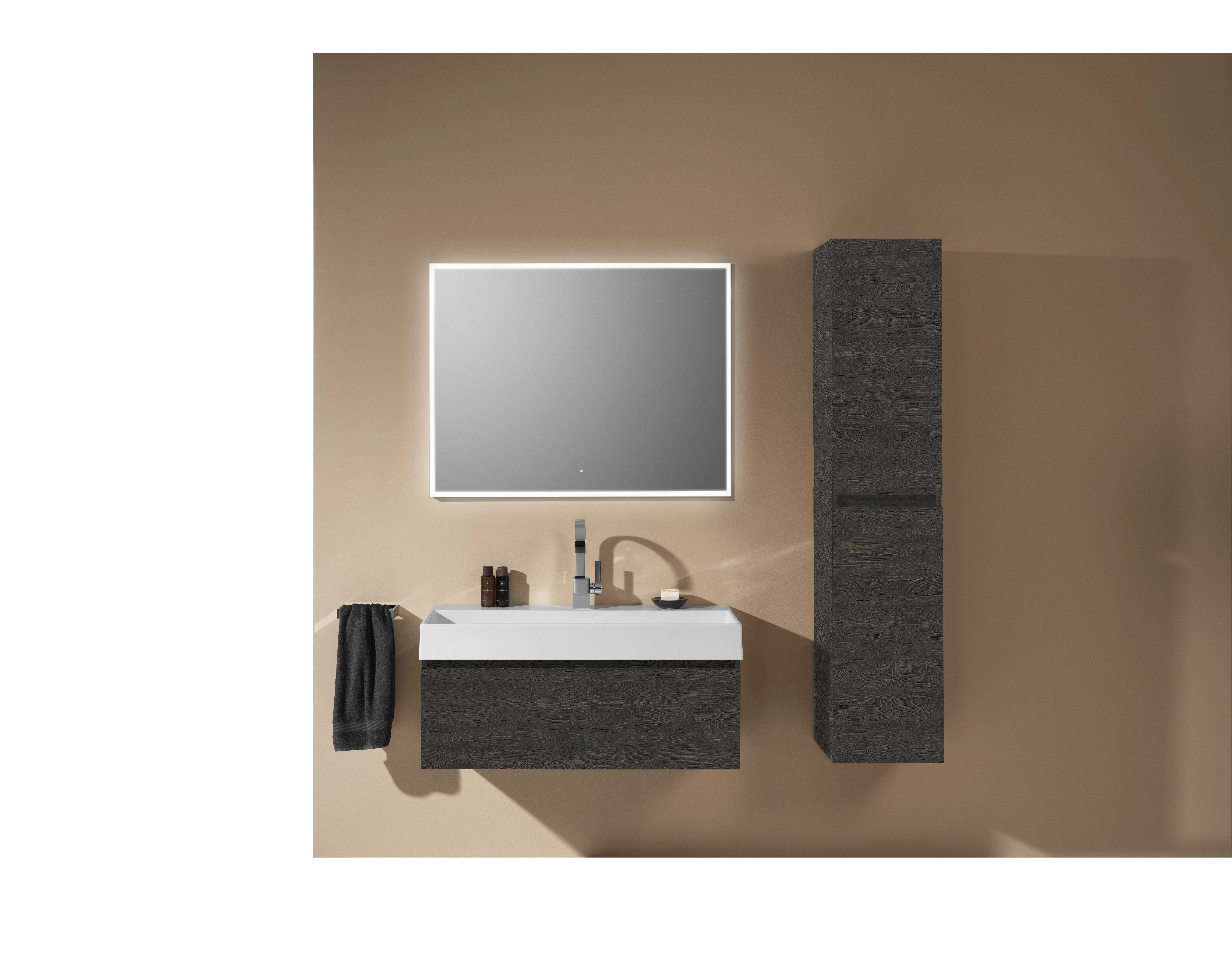 repaBAD Waschtischunterschrank „Base 45“ 600 × 350 × 450 mm in Eiche Classic repaBAD Waschtischunterschrank „Base 45“ 600 × 350 × 450 mm in Eiche Classic