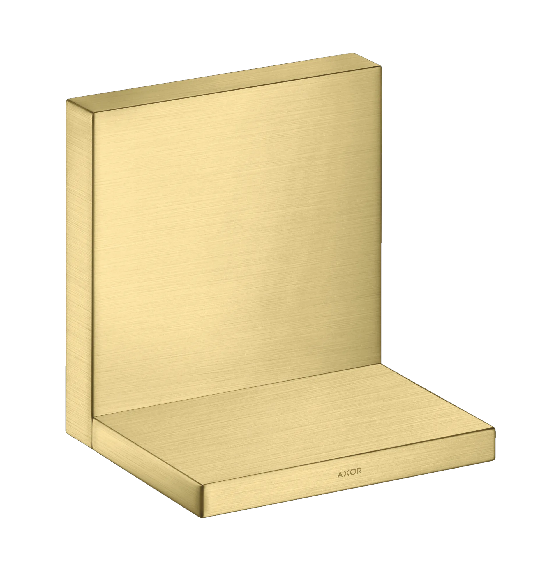 Hansgrohe AXOR Starck Shower Col Armatur, Ablage 120⁄120, Brushed Brass