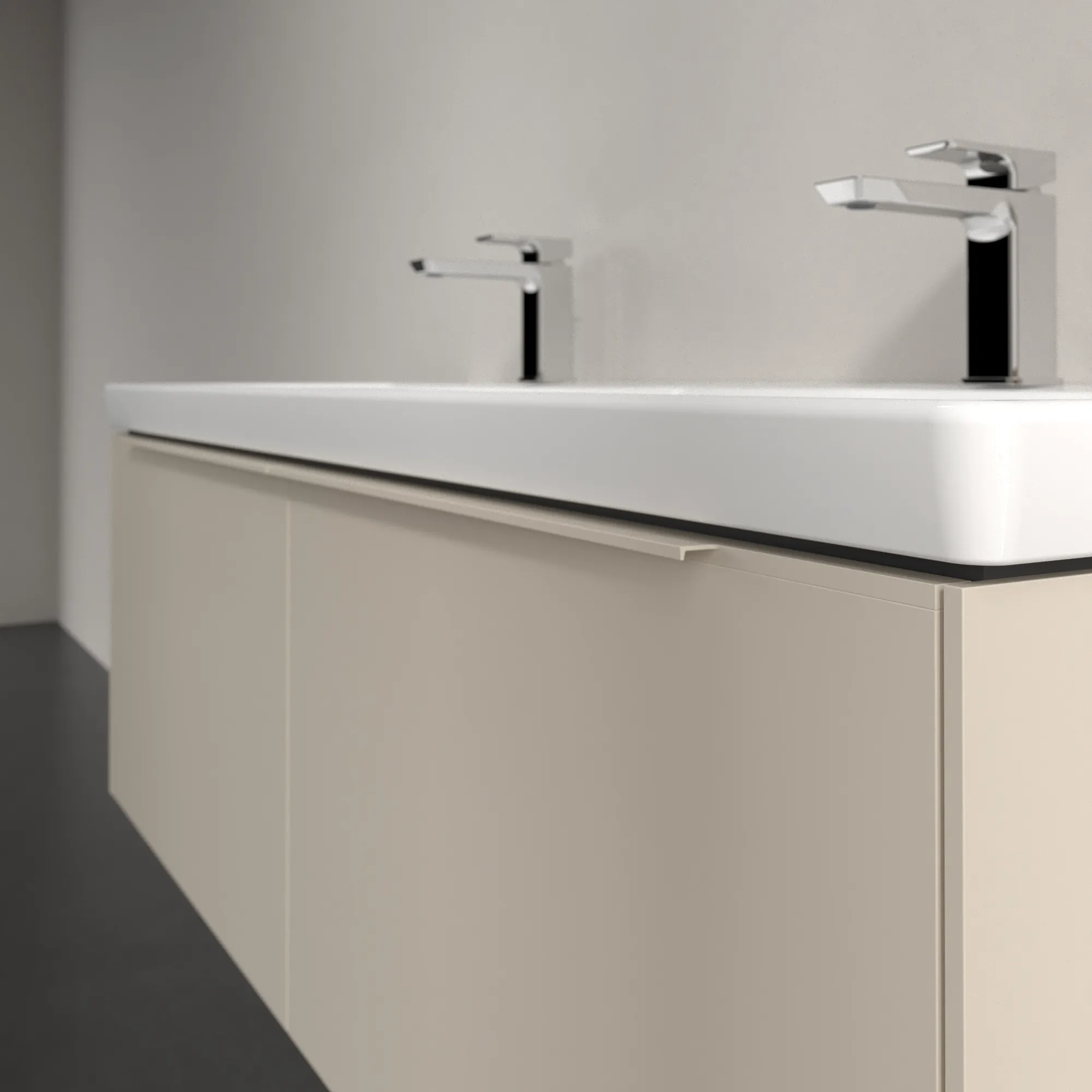 Villeroy & Boch Subway 3.0 Waschbeckenunterschrank C56702, 1272 x 429 x 478 mm, Cashmere Grey