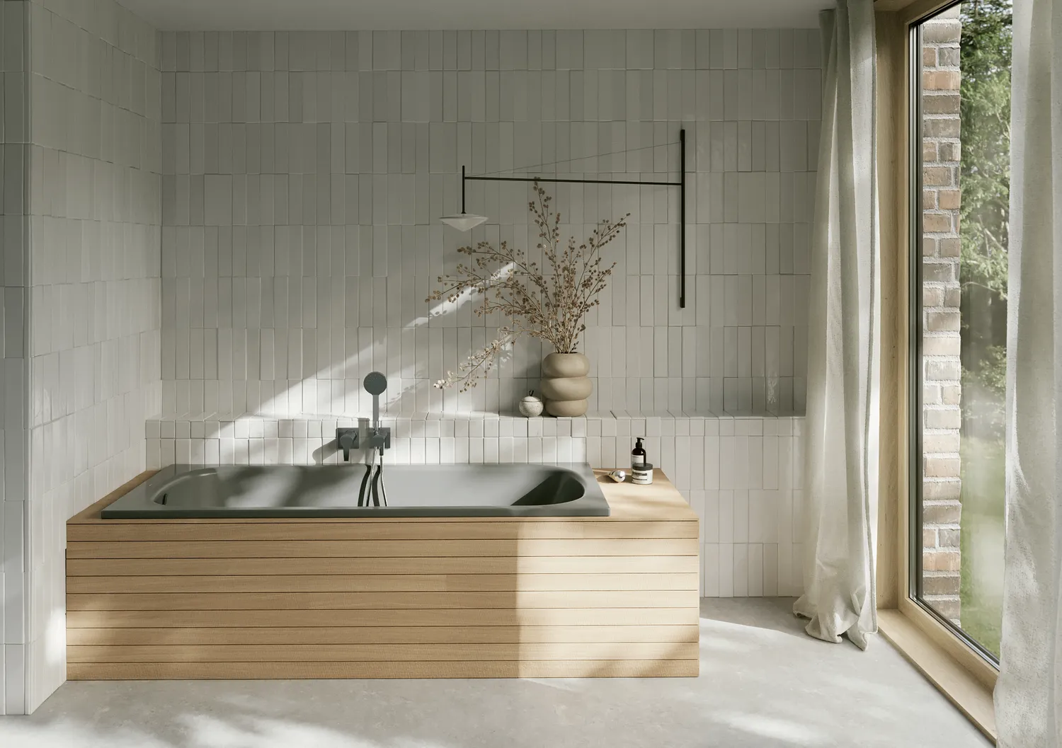 Bette BetteClassic Badewanne Rechteck Smoke 1400x700x450 mm Einbau Unterbau 30 mm Randhöhe 92 l Nutzinhalt