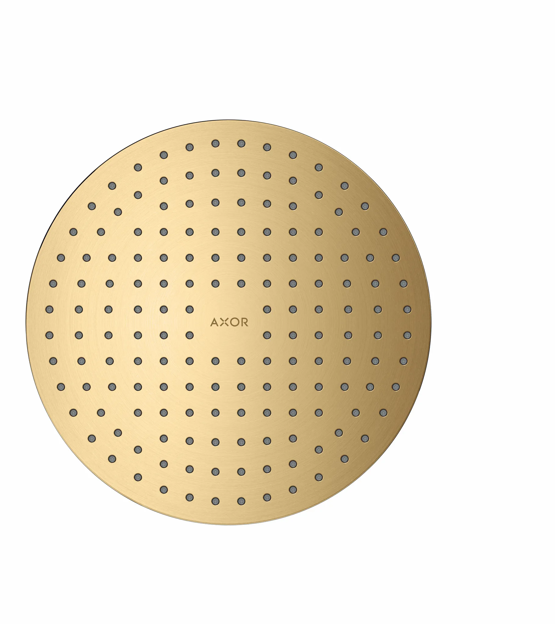 Hansgrohe AXOR ShowerSolutions Kopfbrause 250 1jet Deckenintegriert, Brushed Gold Optic