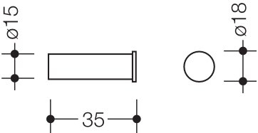 HEWI Handtuchhaken „System 162“