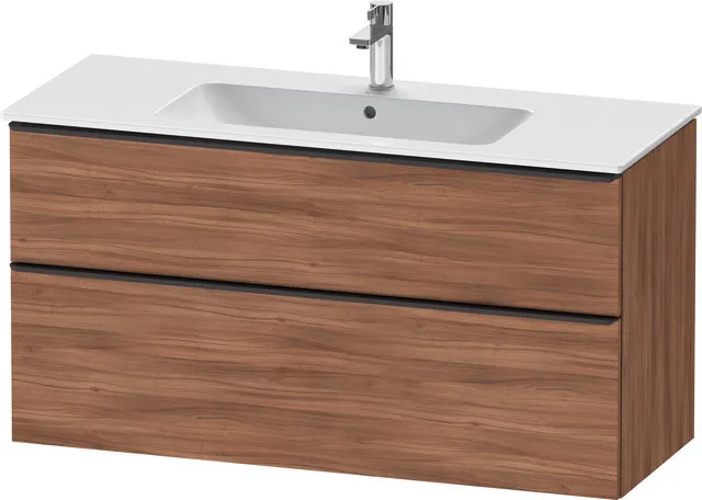 Duravit Waschtischunterschrank wandhängend „D-Neo“ 121 × 62,5 × 46,2 cm Nussbaum Natur Duravit Waschtischunterschrank wandhängend „D-Neo“ 121 × 62,5 × 46,2 cm Nussbaum Natur