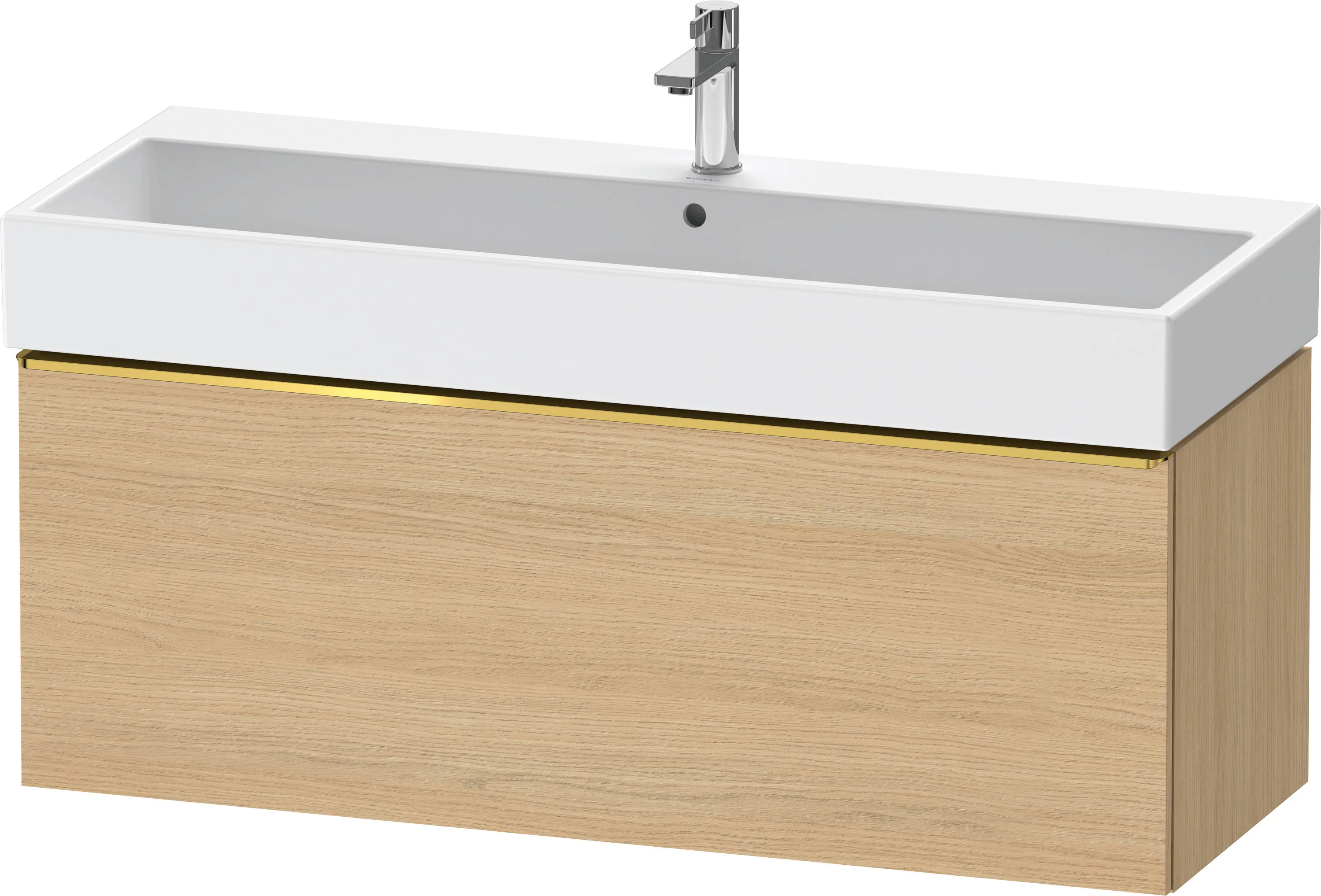 Duravit Waschtischunterschrank wandhängend „D-Neo“ 118,4 × 44 × 44,2 cm Eiche Natur