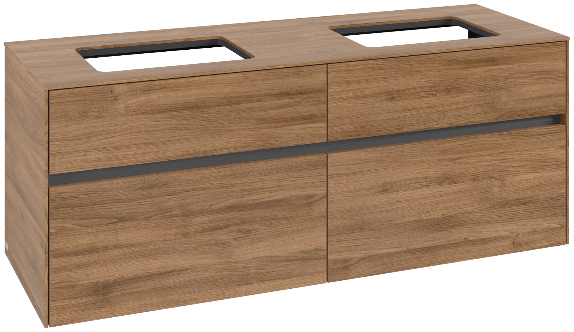 Villeroy & Boch Collaro Waschbeckenunterschrank C11900, 1400x548x500mm, Kansas Oak