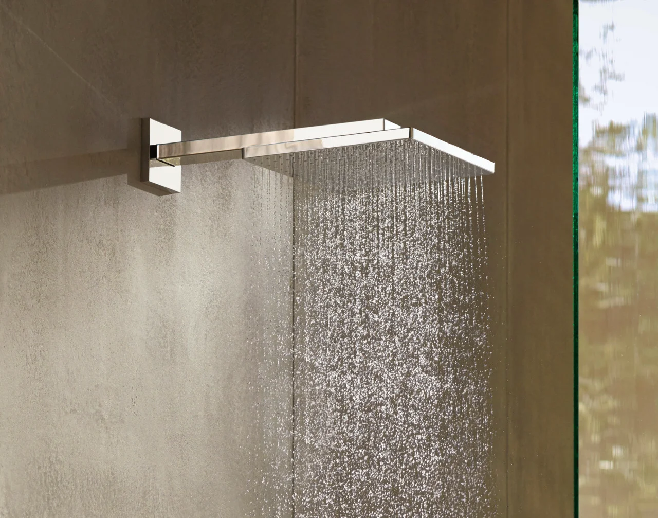 Hansgrohe Raindance E Kopfbrause 300x300 mm, 1 Strahl, Brausearm 390 mm chrom, Wandmontage, DN15, für Durchlauferhitzer geeignet Hansgrohe Raindance E Kopfbrause 300x300 mm, 1 Strahl, Brausearm 390 mm chrom, Wandmontage, DN15, für Durchlauferhitzer geeignet