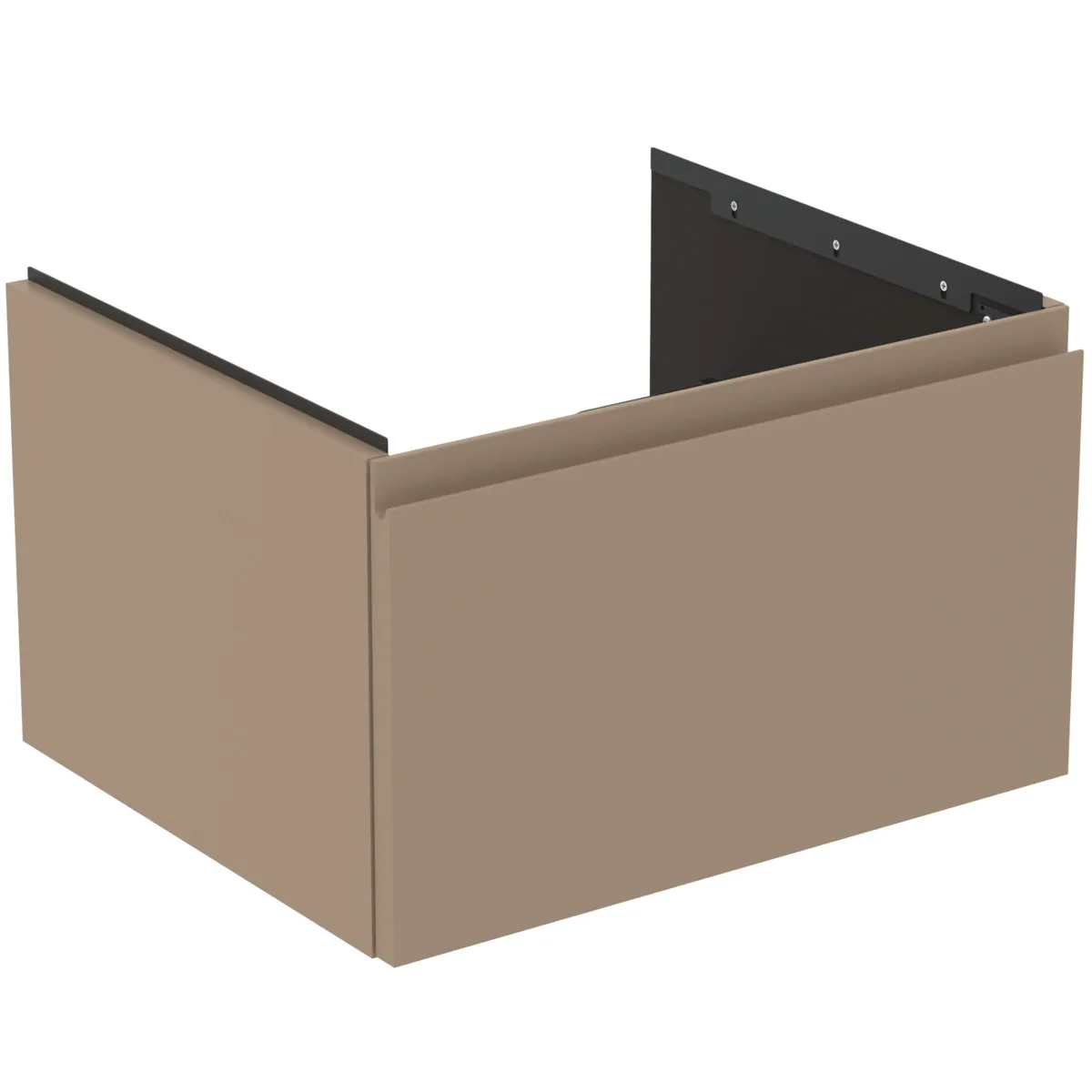 Ideal Standard Möbelwaschtischunterschrank Finesse 600x505x370mm 1 Auszug Greige matt Ideal Standard Möbelwaschtischunterschrank Finesse 600x505x370mm 1 Auszug Greige matt