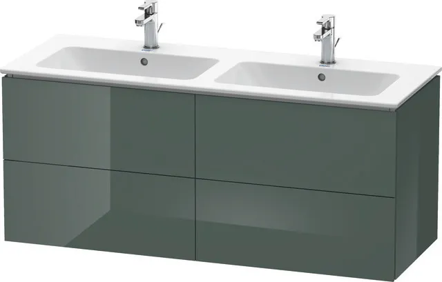 Duravit Waschtischunterschrank wandhängend „L-Cube“ 129 × 55 × 48,1 cm