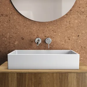 Waschbecken „Extra“ 60 × 40 × 12,5 cm in Seidenweiß Waschbecken „Extra“ 60 × 40 × 12,5 cm in Seidenweiß