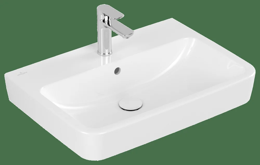 Villeroy & Boch O.novo Waschbecken 4A4165, 650x460mm, Eckig, Weiß Alpin Villeroy & Boch O.novo Waschbecken 4A4165, 650x460mm, Eckig, Weiß Alpin