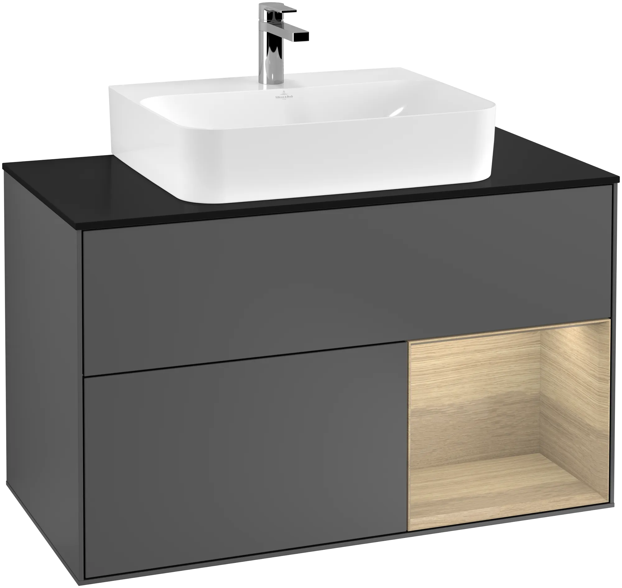 Villeroy & Boch Finion Waschbeckenunterschrank G12 1000x603x501mm Anthracite Matt/Lacquer