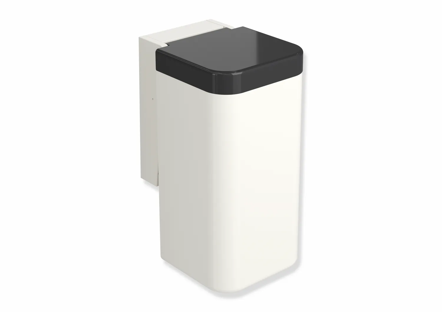 HEWI Hygieneabfallbehälter „Serie 477“ 16,1 × 31 cm in Tiefschwarz