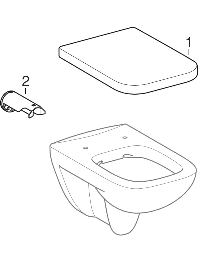 Wand-Tiefspül-WC „Renova Plan“ 35,5 × 28 × 54 cm in weiß alpin, ohne Spülrand Wand-Tiefspül-WC „Renova Plan“ 35,5 × 28 × 54 cm in weiß alpin, ohne Spülrand