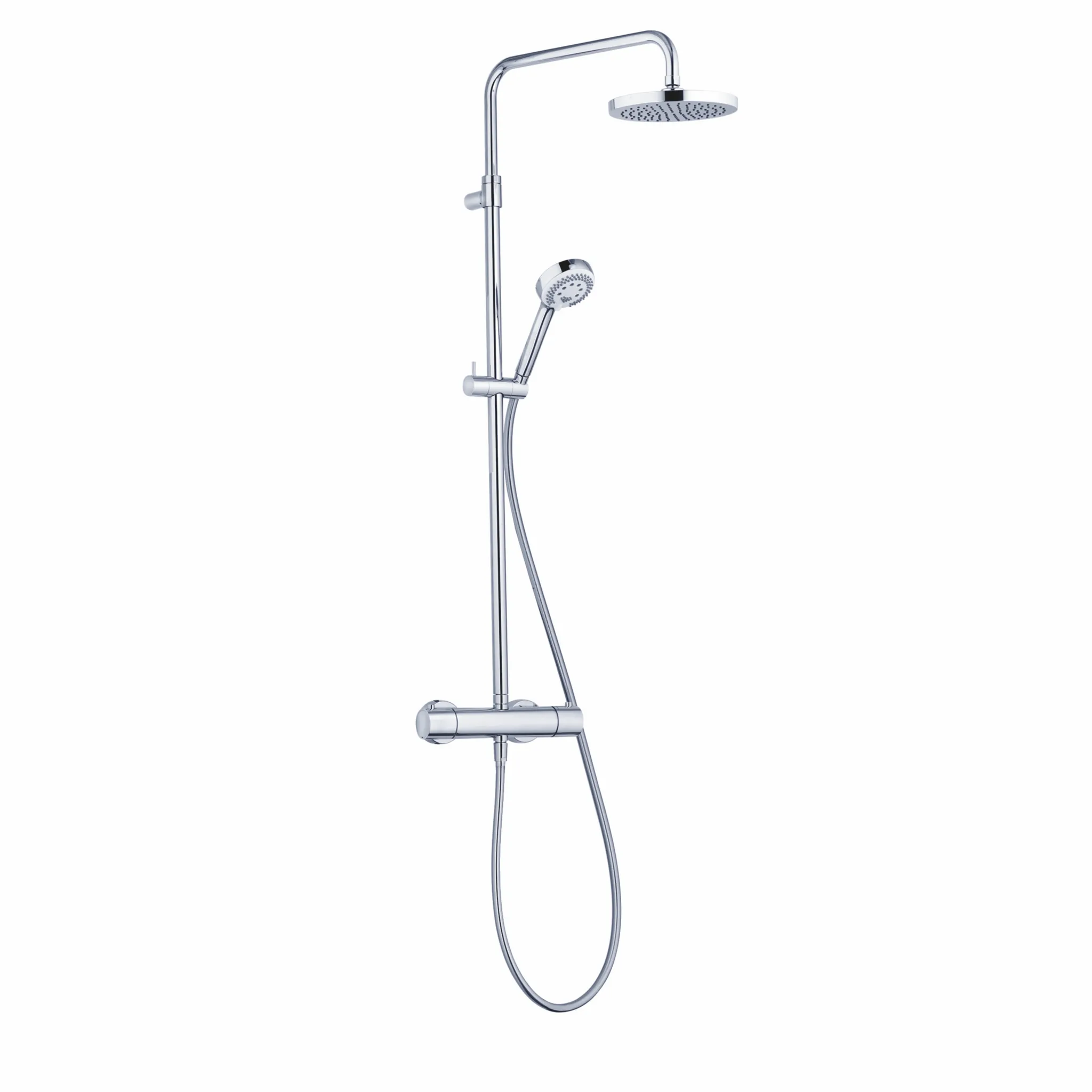LOGO Thermostat Dual Shower System, Kopfbrause 200mm chrom LOGO Thermostat Dual Shower System, Kopfbrause 200mm chrom