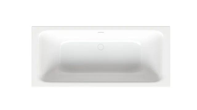 BetteSelect Duo Badewanne, 1700x750 mm, Weiß, glasierter Titan-Stahl, 2-Sitzer, Einbau mit Unterbau