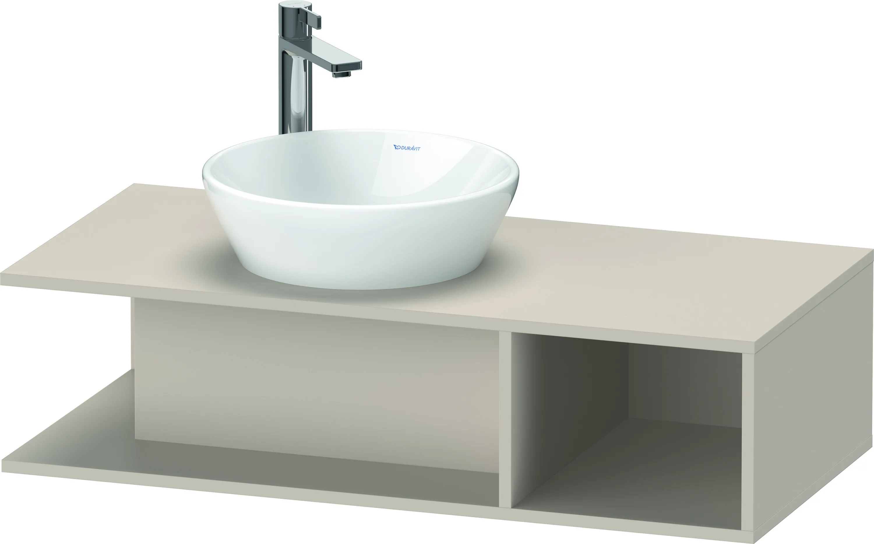 Duravit Waschtischunterschrank wandhängend „D-Neo“ 100 × 26 × 48 cm Taupe Matt Duravit Waschtischunterschrank wandhängend „D-Neo“ 100 × 26 × 48 cm Taupe Matt