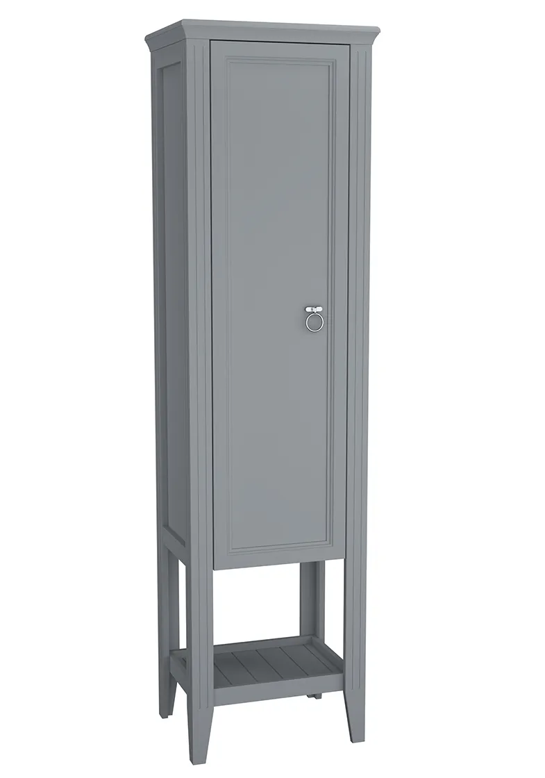 VitrA Valarte Hochschrank Breite 54 cm Höhe 197 cm Grau Matt