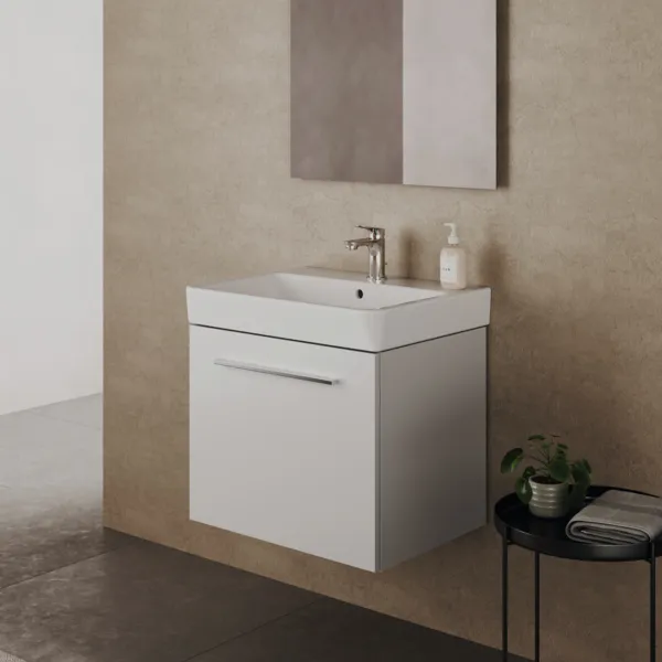 Ideal Standard Waschtischunterschrank i.life A 1 Auszug, weiß matt, 530x400x440 mm, wandhängend