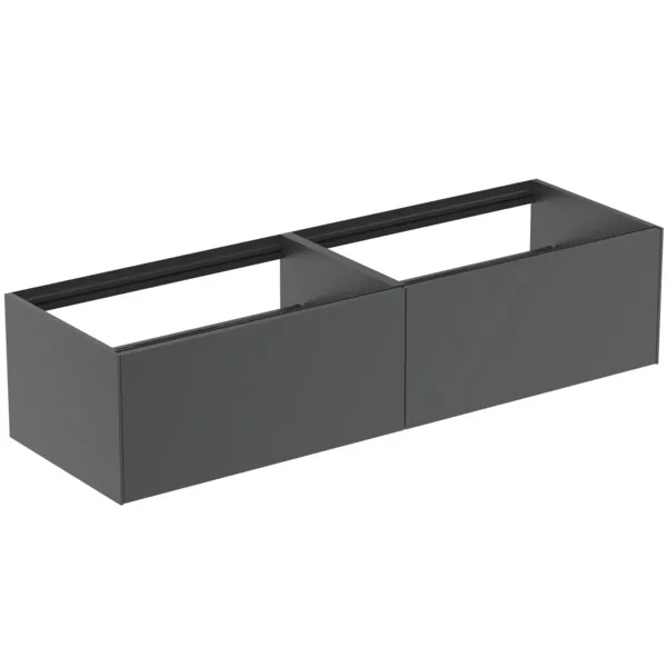 Ideal Standard Waschtischunterschrank Conca, 2 Auszüge, anthrazit