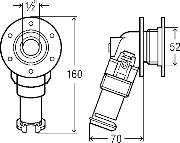 Viega „Sanfix P“ Fitting mit 2 Anschlüssen