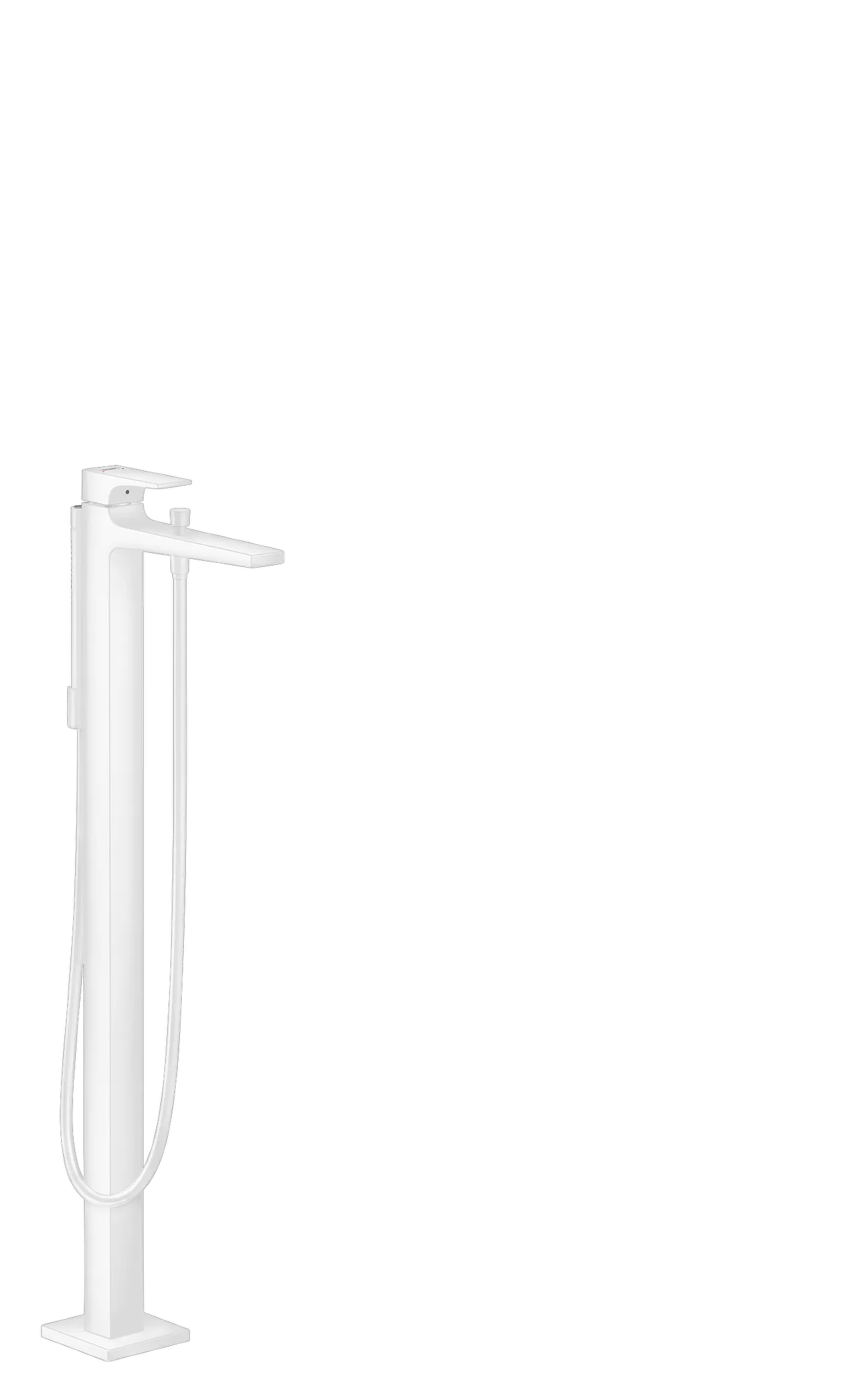 Hansgrohe Metropol Einhebel-Wannenmischer bodenstehend, Mattweiß Farbe: Mattweiß Hansgrohe Metropol Einhebel-Wannenmischer bodenstehend, Mattweiß Farbe: Mattweiß