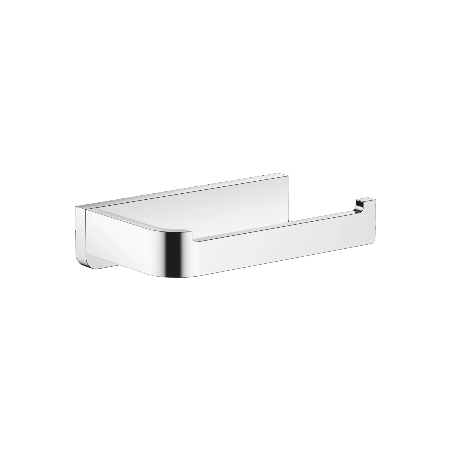 Dornbracht LULU Papierrollenhalter ohne Deckel - Chrom, Breite 140 mm, Höhe 35 mm, Ausladung 87 mm Dornbracht LULU Papierrollenhalter ohne Deckel - Chrom, Breite 140 mm, Höhe 35 mm, Ausladung 87 mm