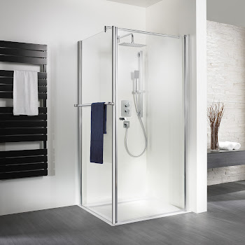 HSK teilgerahmte Seitenwand „Exklusiv“ Glas Mattierung mittig (65 cm), Profile Alu Silber-matt, für #Türbreite#, B: 750 mm H: 2000 mm Anschlag: links / Glas: Mattierung mittig (65 cm) / Größe: 75 × 200 cm / Oberflächenveredelung: ohne Oberflächenveredelung / Profile: Alu Silber-matt HSK teilgerahmte Seitenwand „Exklusiv“ Glas Mattierung mittig (65 cm), Profile Alu Silber-matt, für #Türbreite#, B: 750 mm H: 2000 mm Anschlag: links / Glas: Mattierung mittig (65 cm) / Größe: 75 × 200 cm / Oberflächenveredelung: ohne Oberflächenveredelung / Profile: Alu Silber-matt