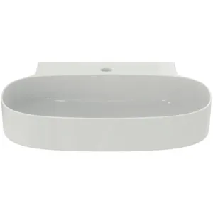 Waschbecken „Linda-X“ 60 × 50 × 13,5 cm, Hahnlochposition mittig in Weiß Waschbecken „Linda-X“ 60 × 50 × 13,5 cm, Hahnlochposition mittig in Weiß