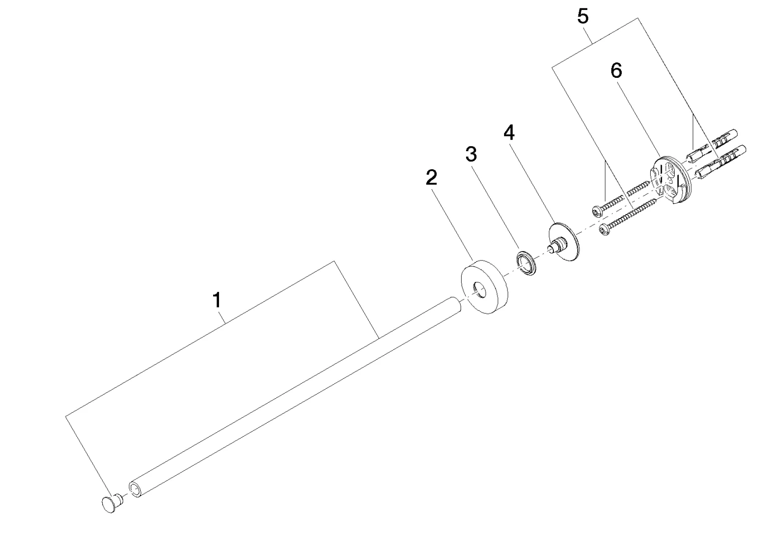 Handtuchhalter 1-teilig starr SERIENSPEZIFISCH Chrom 83215979 Handtuchhalter 1-teilig starr SERIENSPEZIFISCH Chrom 83215979