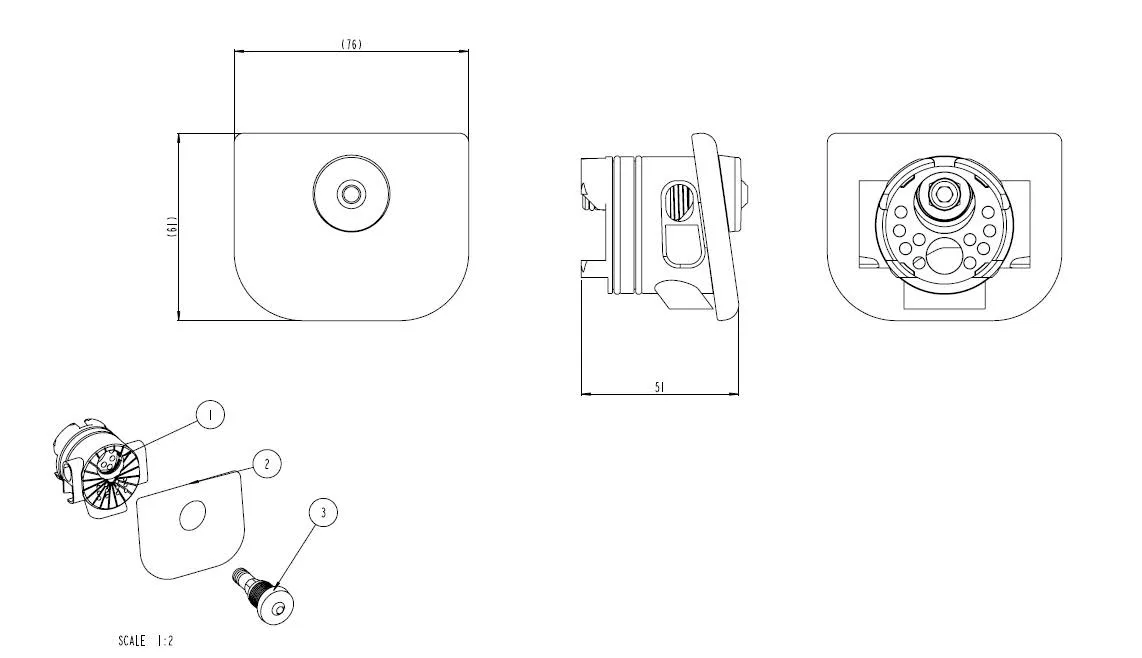 VitrA Ersatzteil Spülverteiler Flush 2.0 mit Bidetfunktion Chrom/Schwarz VitrA Ersatzteil Spülverteiler Flush 2.0 mit Bidetfunktion Chrom/Schwarz