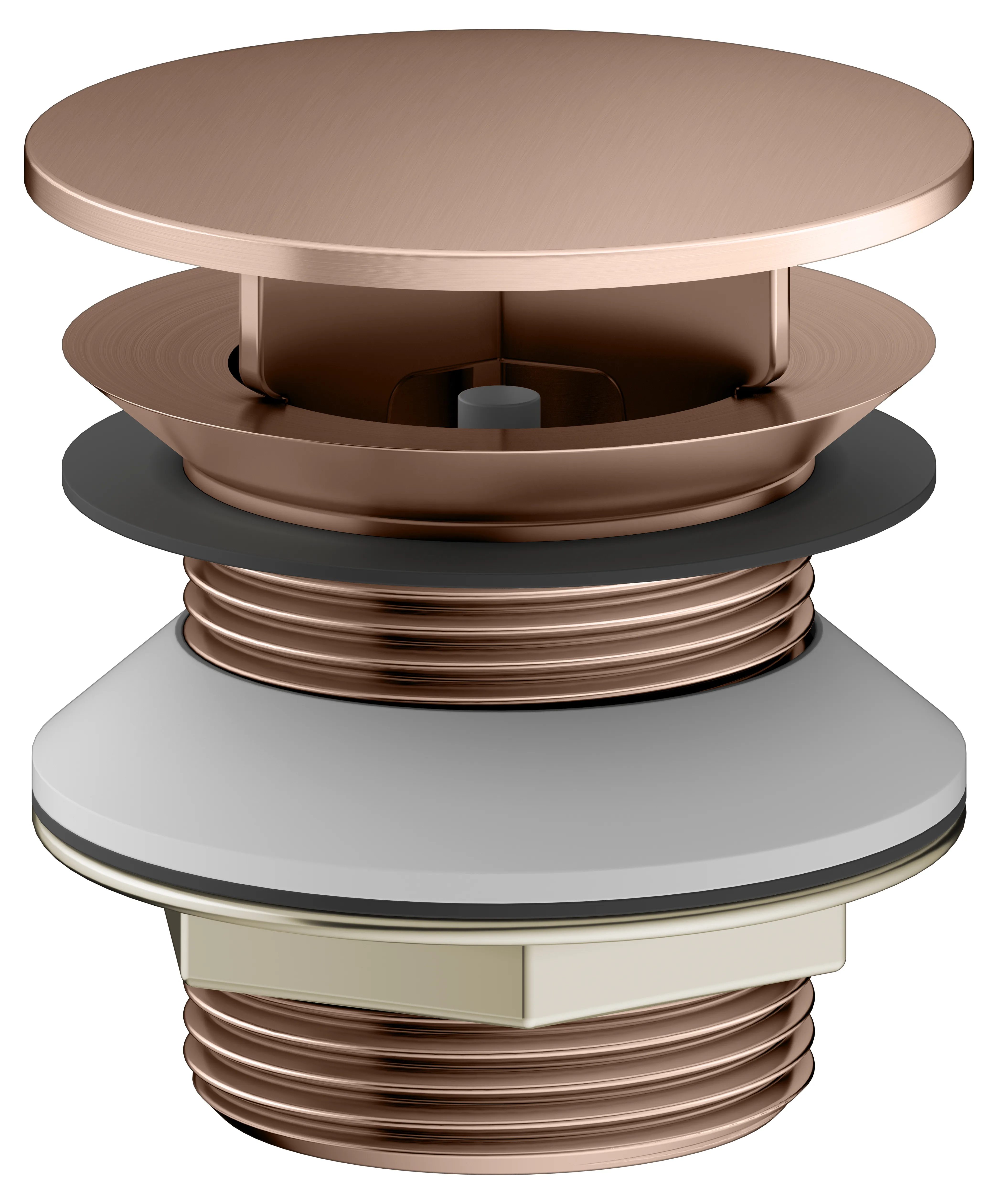 Armaturenzubehör Schaftventil G 1 1/4 Rotgold gebürstet Armaturenzubehör Schaftventil G 1 1/4 Rotgold gebürstet